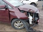 2016 Kia Sedona Lx Burgundy vin: KNDMB5C16G6145242