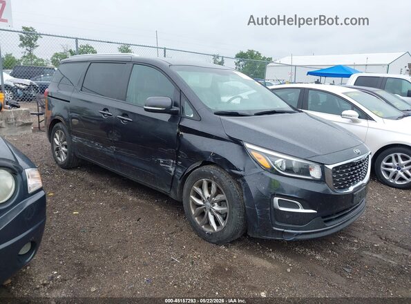 KNDMB5C16K6525772 2019 KIA SEDONA Black Front right