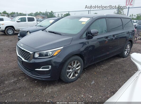 KNDMB5C16K6525772 2019 KIA SEDONA Black Front left
