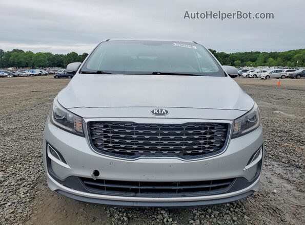 KNDMB5C16K6562269 2019 KIA SEDONA Серый Вид спереди