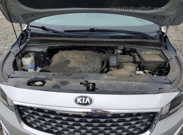 KNDMB5C16K6562269 2019 KIA SEDONA Серый Вид подкапотного пространства