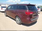 2017 Kia Sedona Lx Burgundy vin: KNDMB5C17H6221679