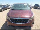 2017 Kia Sedona Lx Burgundy vin: KNDMB5C17H6221679