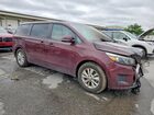 2017 Kia Sedona Lx Burgundy vin: KNDMB5C17H6226591