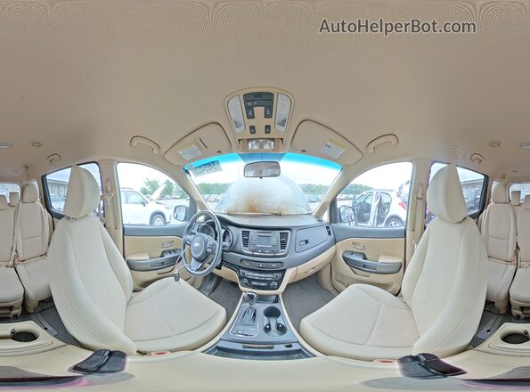 KNDMB5C17H6226591 2017 KIA SEDONA Burgundy 360 interior view