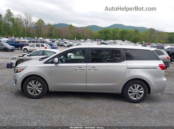 KNDMB5C17H6229846 2017 KIA SEDONA Silver 