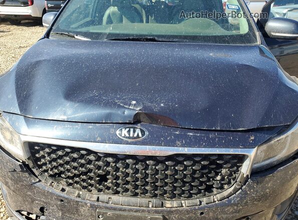 KNDMB5C17H6240331 2017 KIA SEDONA Black Շարժիչի բաժամունքի տեսք