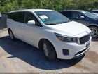 2017 Kia Sedona Lx White vin: KNDMB5C17H6340493
