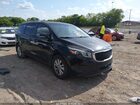 2018 Kia Sedona Lx Black vin: KNDMB5C17J6348549