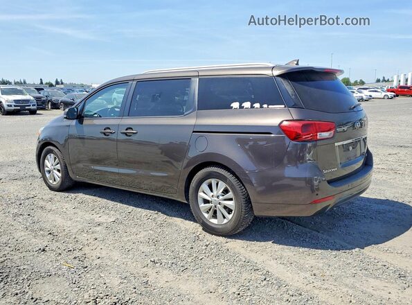 KNDMB5C18G6151446 2016 KIA SEDONA Gray უკანა მარცხენა