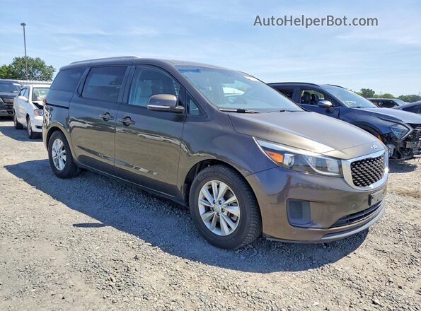 KNDMB5C18G6151446 2016 KIA SEDONA Gray წინა მარჯვენა