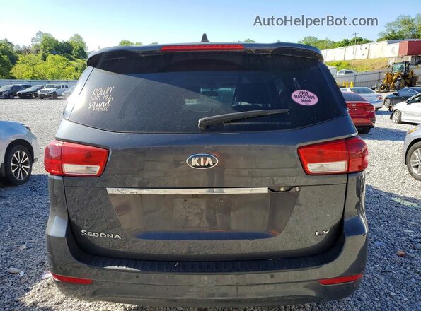 KNDMB5C18G6189517 2016 KIA SEDONA Gray Rear view