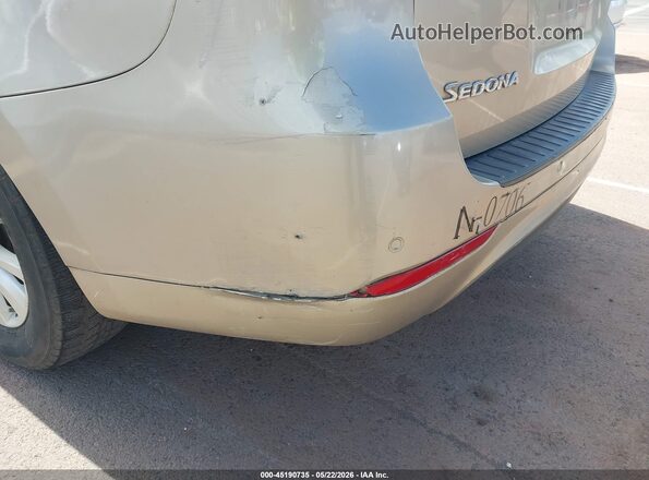 KNDMB5C18G6211807 2016 KIA SEDONA Beige წინა ხედი