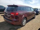 2017 Kia Sedona Lx Burgundy vin: KNDMB5C18H6266307