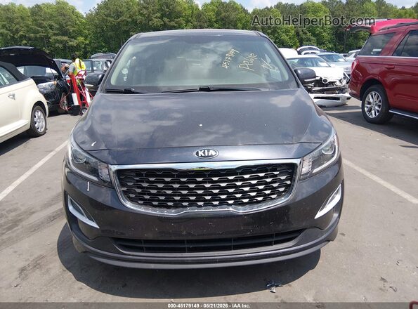 KNDMB5C18K6549104 2019 KIA SEDONA Серый Вид спереди