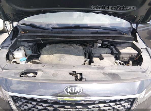 KNDMB5C18K6549104 2019 KIA SEDONA Серый Вид сзади