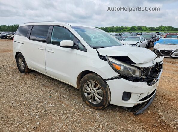 KNDMB5C19G6164402 2016 KIA SEDONA Белый Передняя правая четверть