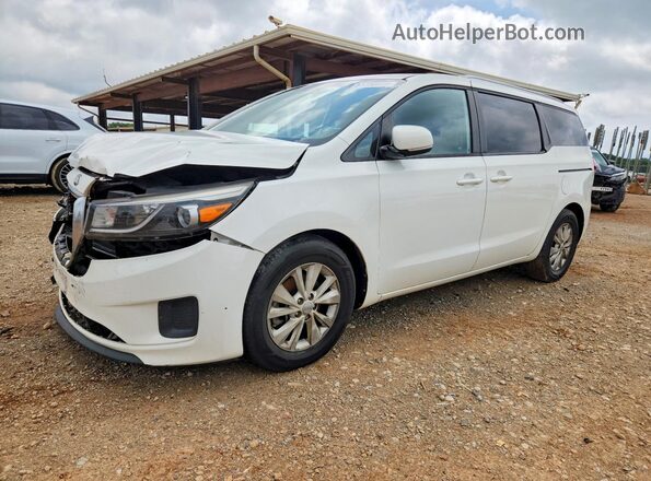 KNDMB5C19G6164402 2016 KIA SEDONA Белый Передняя левая четверть