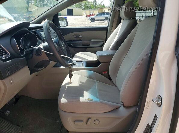 KNDMB5C19G6188344 2016 KIA SEDONA White Սալոնի դիմացի տեսք