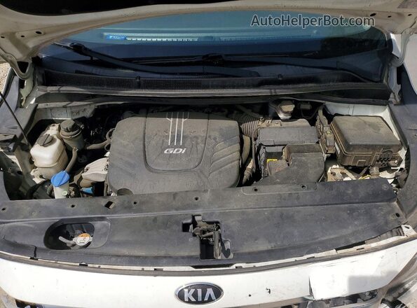 KNDMB5C19G6188344 2016 KIA SEDONA White Շարժիչի բաժամունքի տեսք