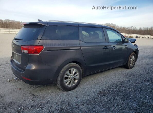 KNDMB5C19H6268518 2017 KIA SEDONA Brown Հետևի աջ