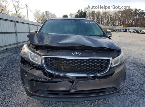 KNDMB5C19H6268518 2017 KIA SEDONA Brown Դիմացի տեսք