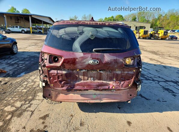 KNDMB5C19H6319659 2017 KIA SEDONA Burgundy Vista trasera