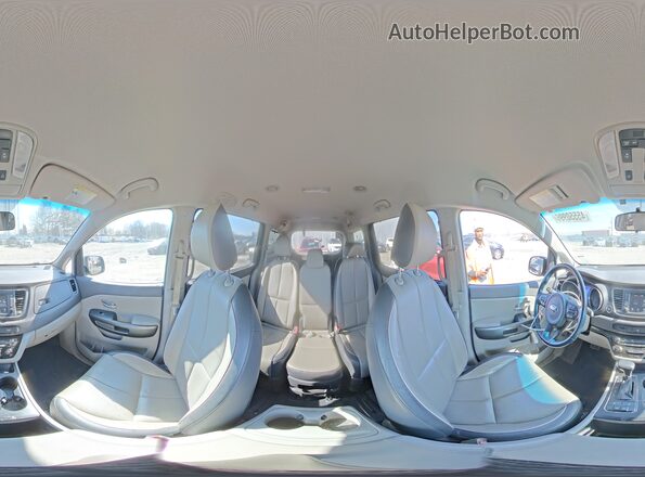KNDMB5C19H6326952 2017 KIA SEDONA Gray Սալոնի 360 աստիճան տեսք
