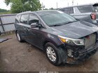2016 Kia Sedona Lx Black vin: KNDMB5C1XG6099737