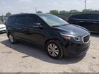 2016 Kia Sedona Lx Black vin: KNDMB5C1XG6160424