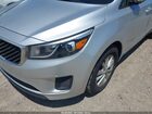 2017 Kia Sedona Lx Silver vin: KNDMB5C1XH6254790
