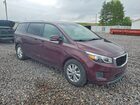 2017 Kia Sedona Lx Темно-бордовый vin: KNDMB5C1XH6319105