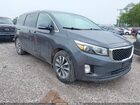 2017 Kia Sedona Sx Gray vin: KNDMC5C14H6325415