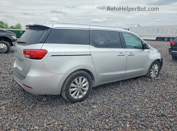 KNDMC5C1XG6136962 2016 KIA SEDONA Серебряный Задняя правая четверть