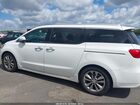 2017 Kia Sedona Sx Luxury White vin: KNDME5C10H6343985