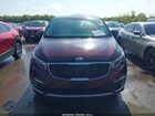 2018 Kia Sedona Sx Limited Бордовый vin: KNDME5C14J6374274
