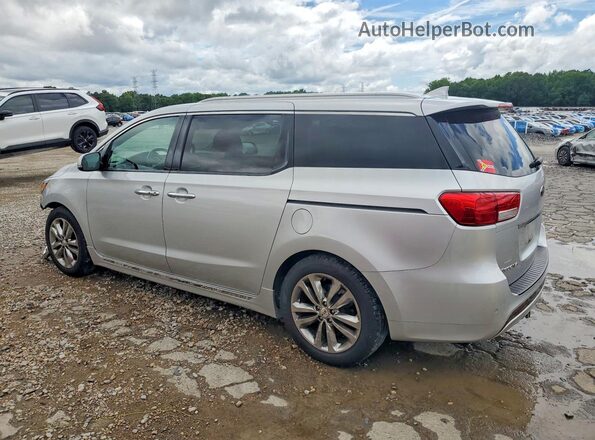 KNDME5C15G6128231 2016 KIA SEDONA Silver Задня ліва чверть