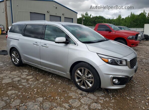 KNDME5C15G6128231 2016 KIA SEDONA Silver Передня права чверть