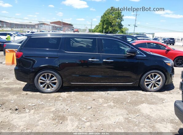 KNDME5C18G6127686 2016 KIA SEDONA Черный Вид щитка приборов