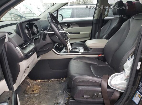 KNDNB4H32R6323675 2024 KIA CARNIVAL Серый Вид салона спереди