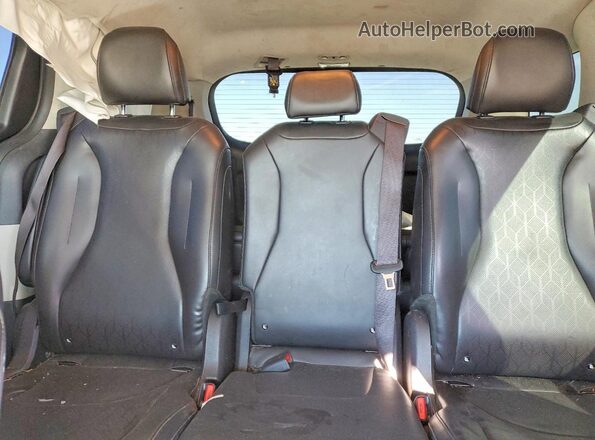KNDNB4H36N6148423 2022 KIA CARNIVAL Серый Вид задних сидений