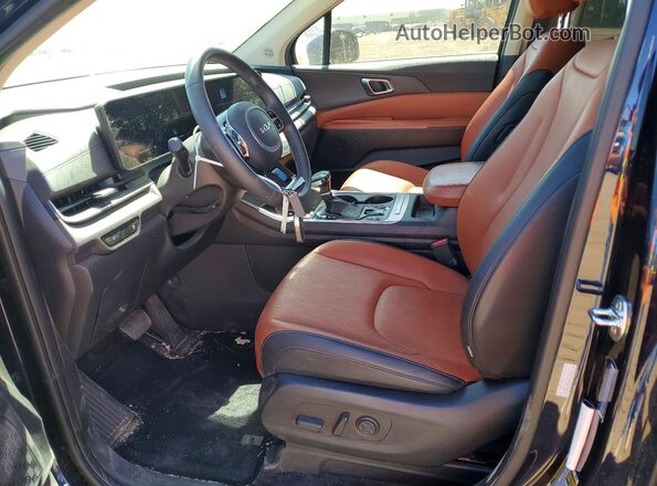 KNDNC5K36S6467053 2025 KIA CARNIVAL Синий Вид салона спереди