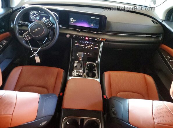 KNDNE5H32R6344300 2024 KIA CARNIVAL Угольный Вид панели приборов