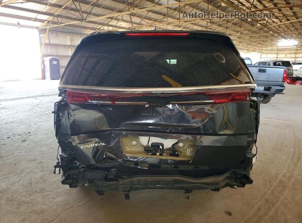 KNDNE5H32R6344300 2024 KIA CARNIVAL Угольный Вид сзади