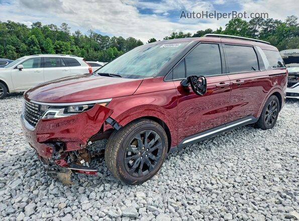 KNDNE5H34R6415352 2024 KIA CARNIVAL Maroon Przód lewy
