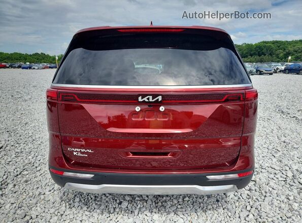 KNDNE5H34R6415352 2024 KIA CARNIVAL Maroon Widok z tyłu