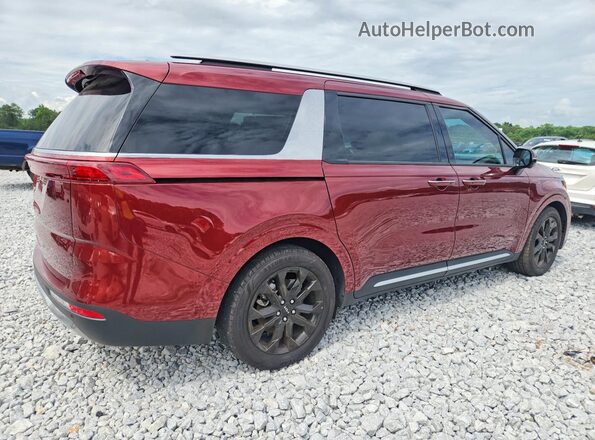 KNDNE5H34R6415352 2024 KIA CARNIVAL Maroon Tył prawy