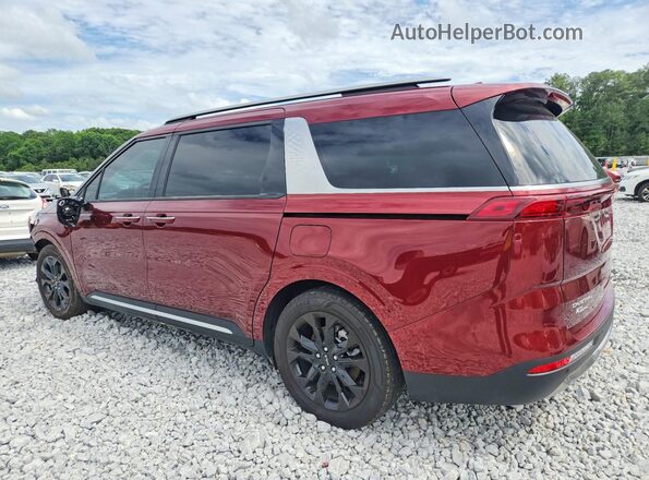 KNDNE5H34R6415352 2024 KIA CARNIVAL Maroon Tył lewy