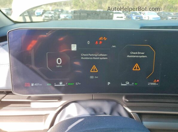 KNDNE5KA4S6050118 2025 KIA CARNIVAL Silver Widok zestawu wskaźników