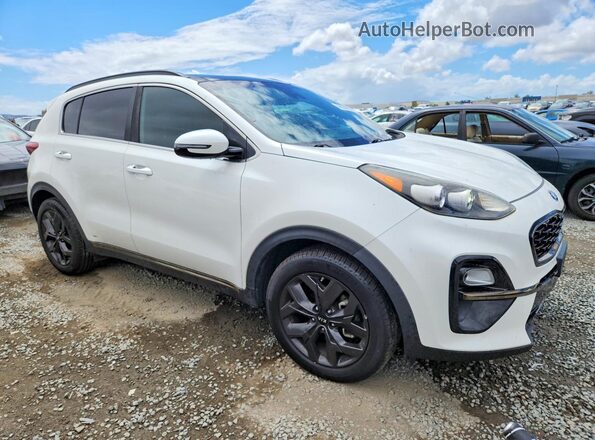 KNDP63AC2L7816940 2020 KIA SPORTAGE Белый Передняя правая четверть